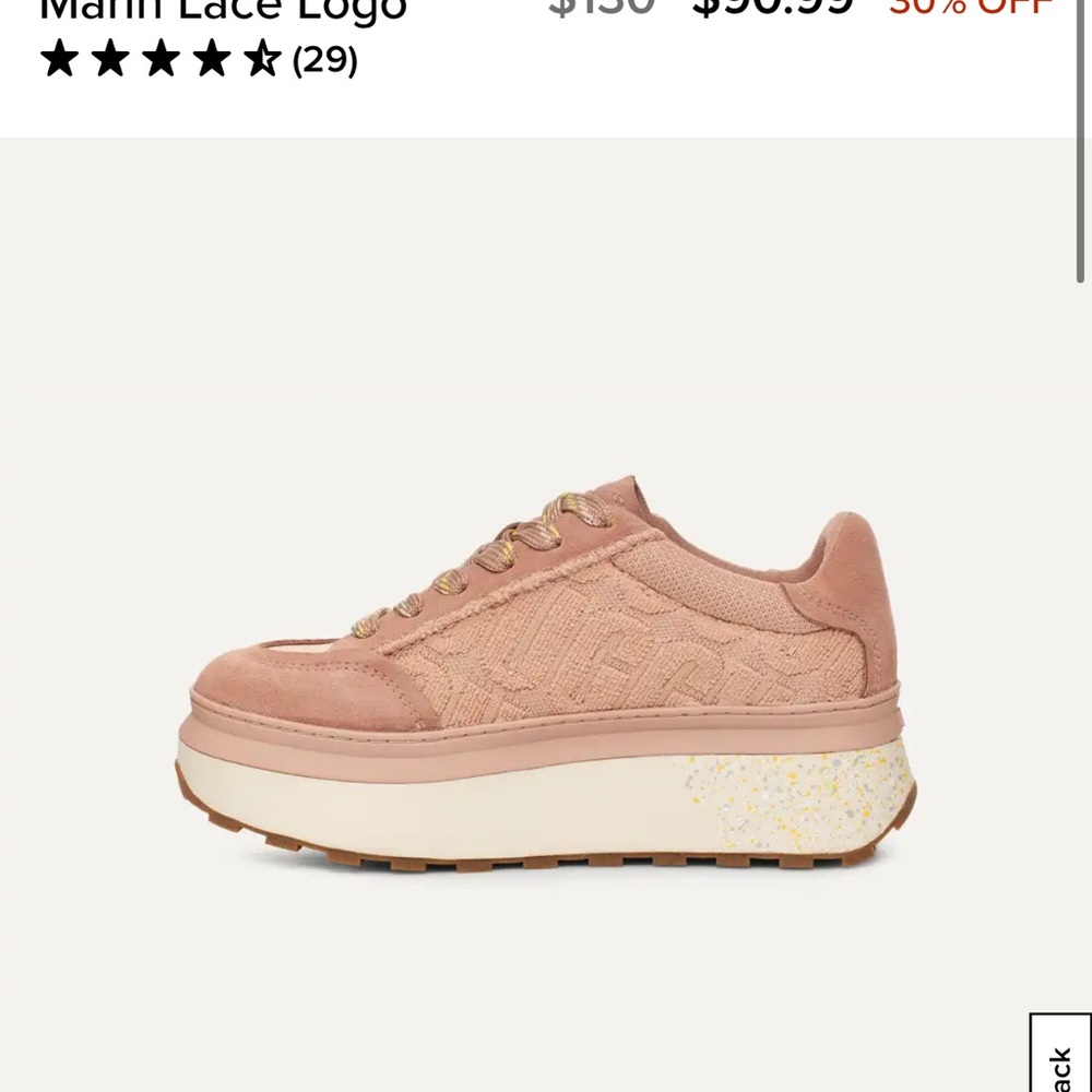 Ugg platform sneakers Marin lace logo